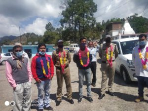 कोरोना वारियर पुलिस कर्मी