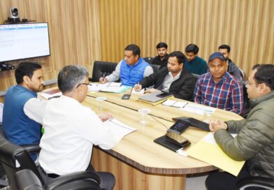 जनपद में पिटकुल संचालित परियोजनाओं की समीक्षा बैठक आयोजित