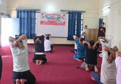 योग शिविर के साथ चला स्वच्छता अभियान