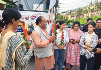 सोमनाथ स्वाभिमान यात्रा दल रवाना