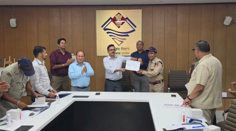 एसआई परिवहन का एकदिवसीय प्रशिक्षण संपन्न हुआ