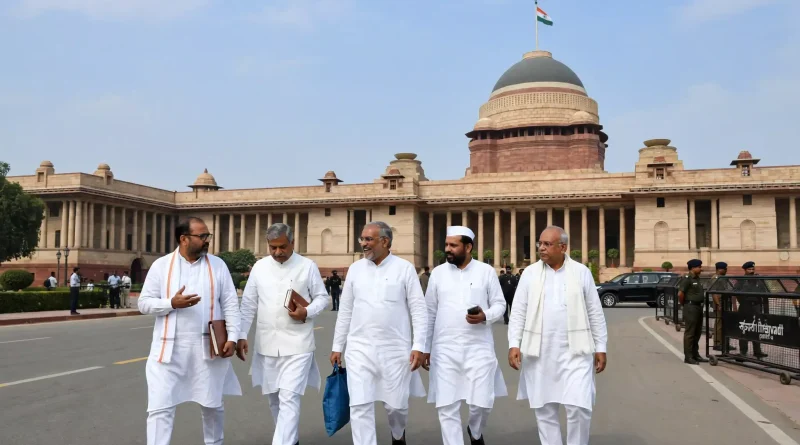 Haldwani shuddhikaran vivad par congress SC ST sansadon ka Rashtrapati Bhavan me gyapan