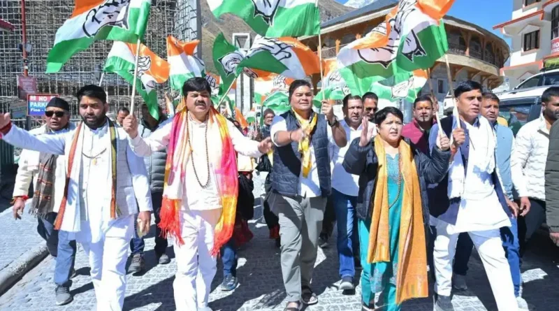 कांग्रेस की उत्तराखंड न्याय यात्रा शुरू, बद्रीनाथ मंदिर में पूजा अर्चना के बाद न्याय की गुहार लगाते प्रदेश अध्यक्ष गणेश गोदियाल