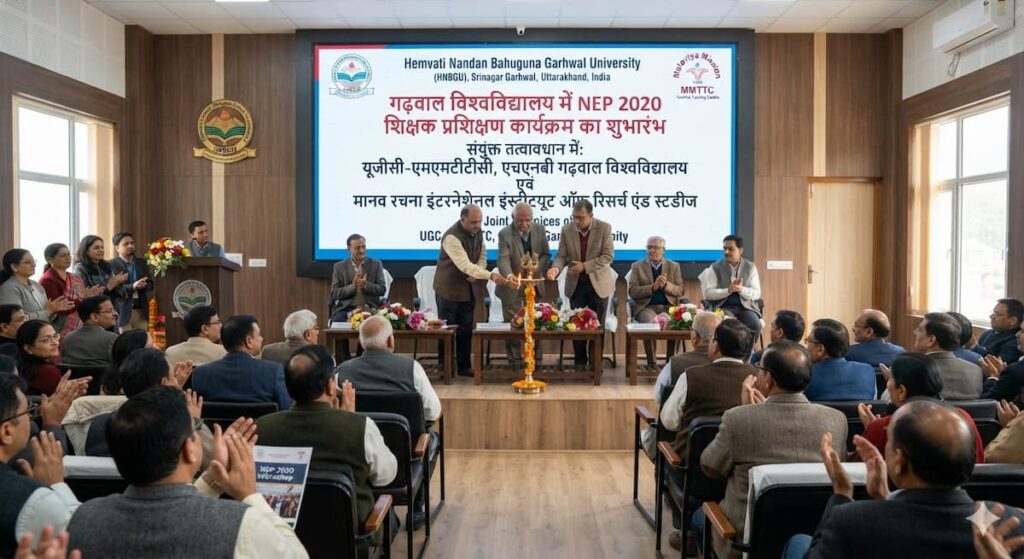 गढ़वाल विश्वविद्यालय में NEP 2020 शिक्षक प्रशिक्षण कार्यक्रम का उद्घाटन सत्र (symoblic image)
