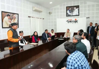 uttarakhand bhasha ai pahal me kumauni bhasha me voice clip record karte cm dhami